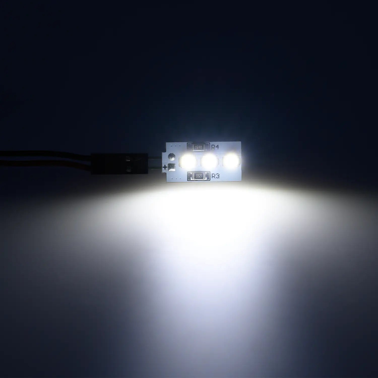 2PCS LED VW Interior Ambient Footwell Trunk Light Replacement Circuit Boards