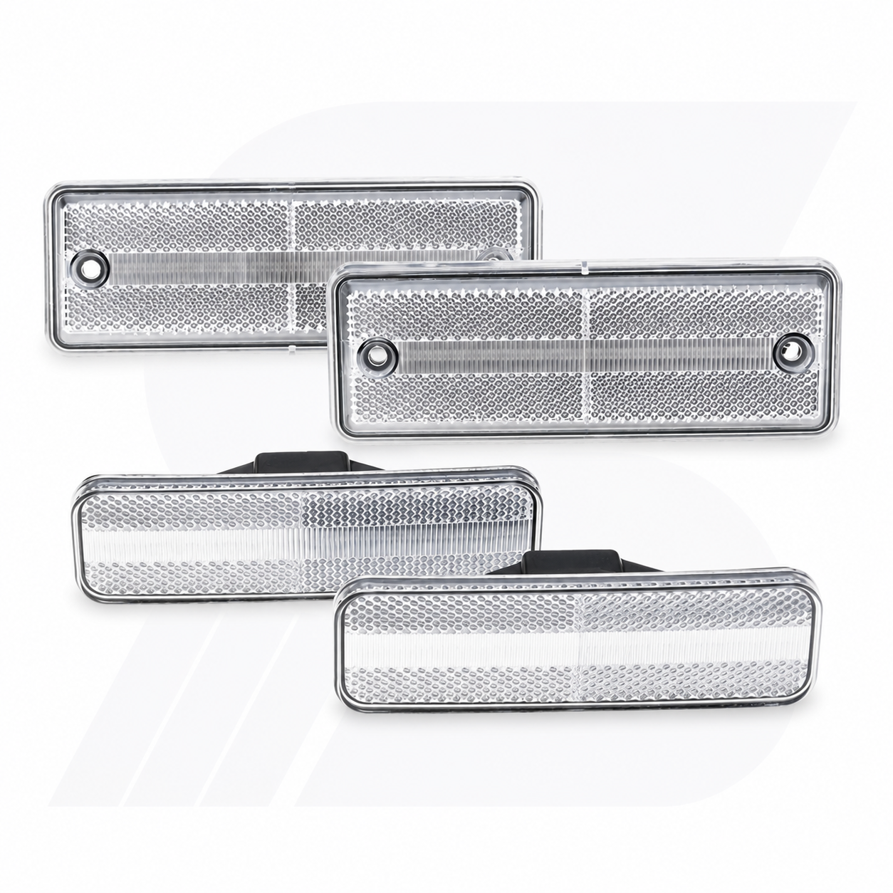 Klare Linse LED Rückseitenmarkierungsleuchten für 1988-1996 Chevrolet Corvette C4