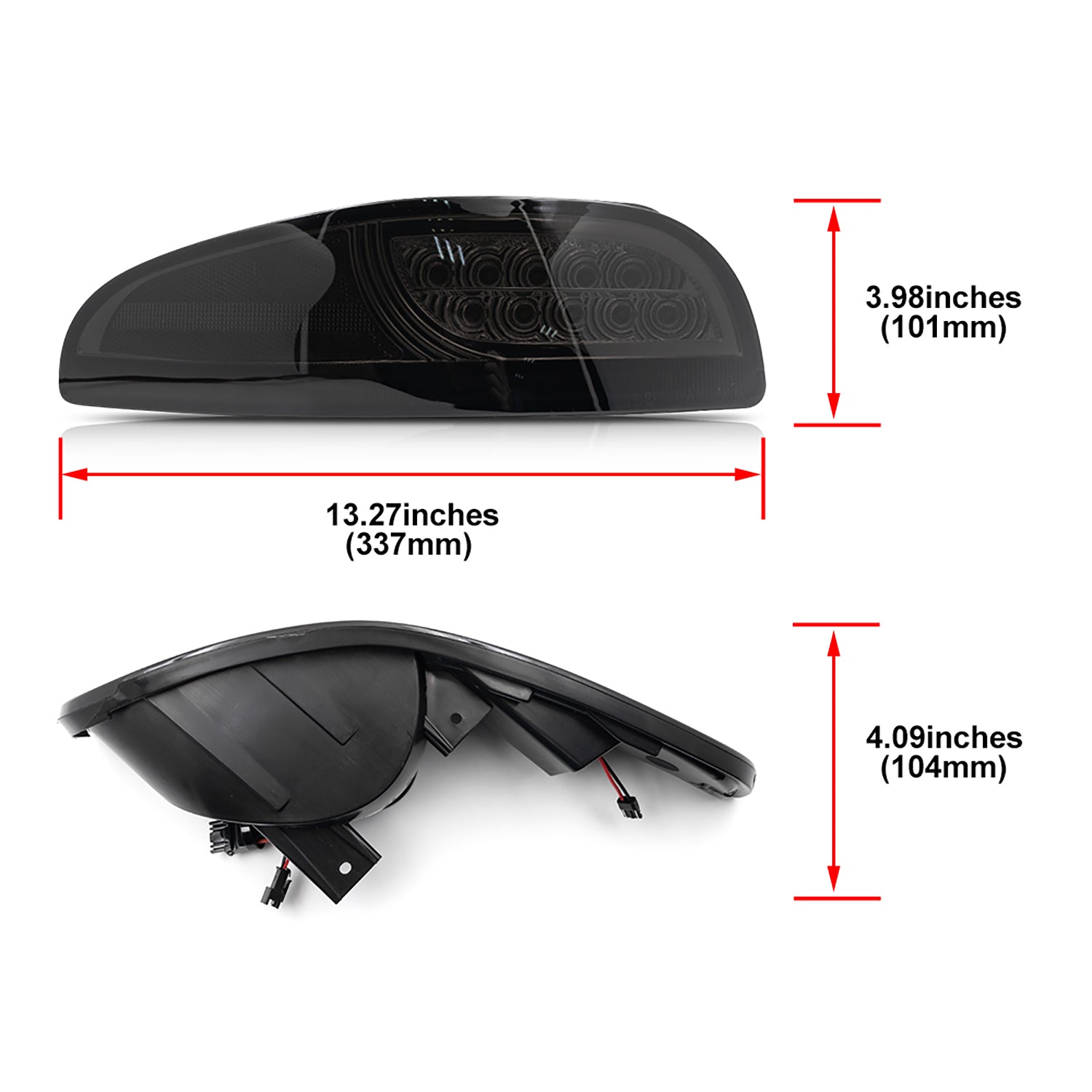 Smoked Lens Switchback Dynamic LED Front Turn Signal Lights For 1997-2004 Chevrolet Corvette C5 - NS Auto Lighting