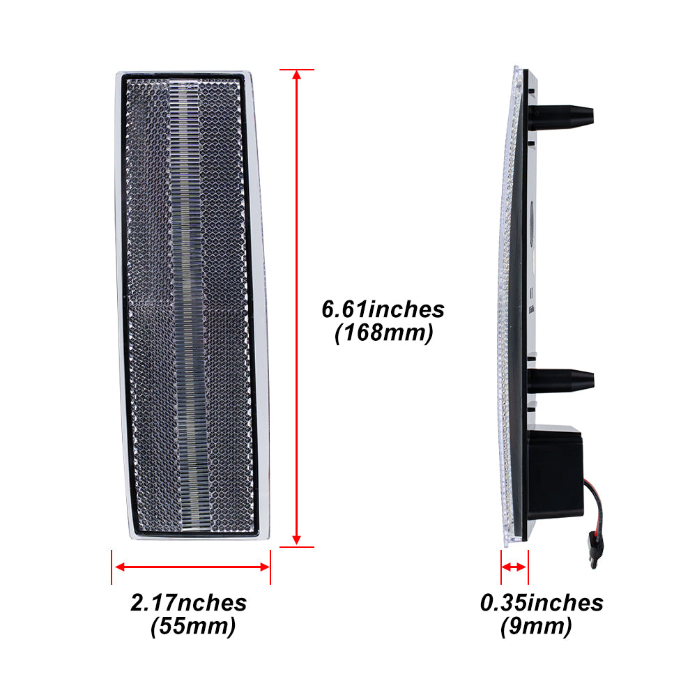 Getönte Linse LED Abschleppspiegel Blinker Lichter für 2010-2023 Dodge Ram