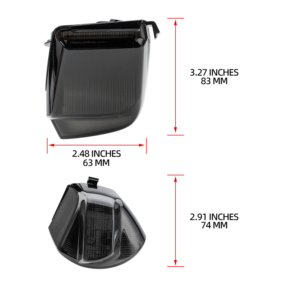 Klare Linse Dynamische Switchback LED Seitenspiegel Blinker & Pfützenlichter Für 2009-2023 Dodge Ram