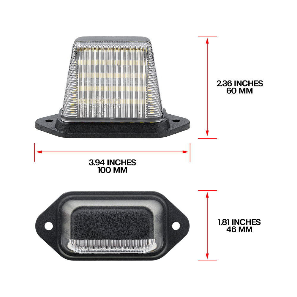 LED License Plate Lights For Trailer, UTV, ATV, Truck,Boat