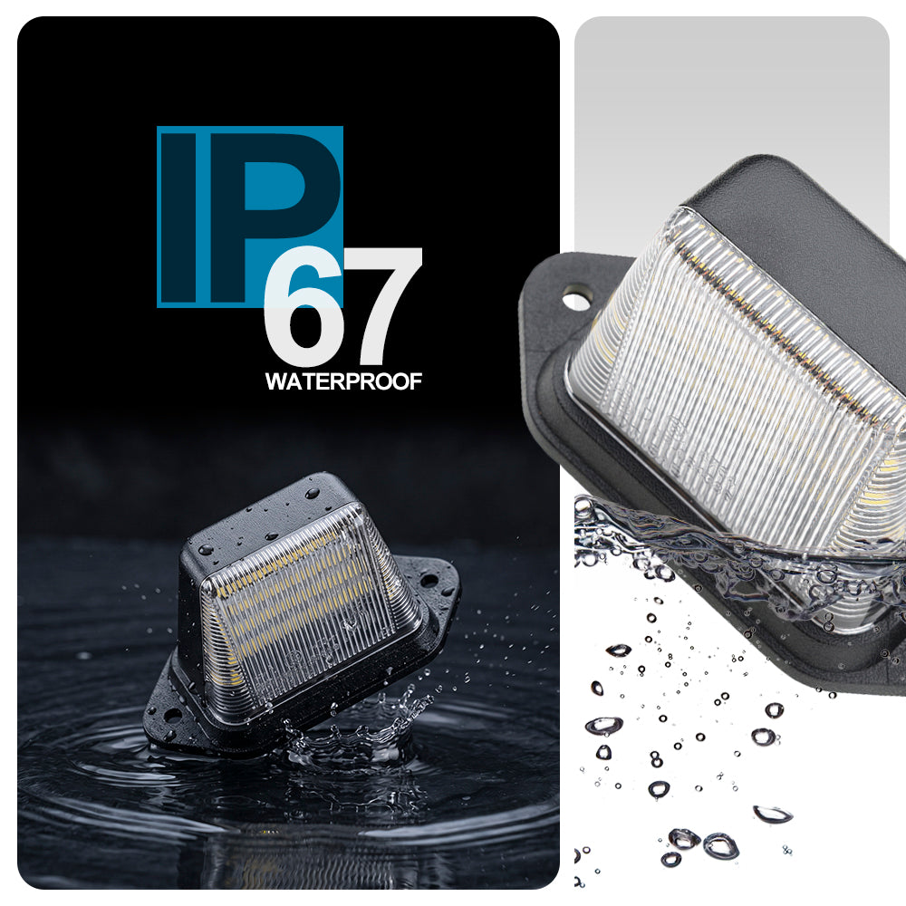 LED License Plate Lights For Trailer, UTV, ATV, Truck,Boat
